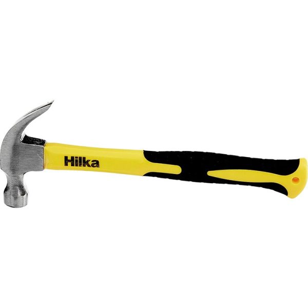 HILKA CLAW HAMMER FIBREGLASS 16OZ