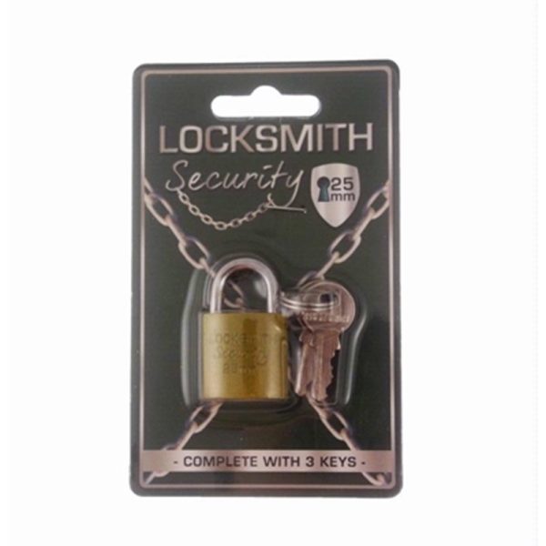 LOCKSMITH PADLOCK 25MM