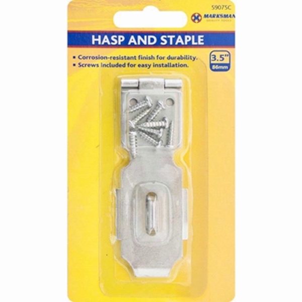 MARKSMAN HASP AND STAPLE 3.5 INCH 9CM