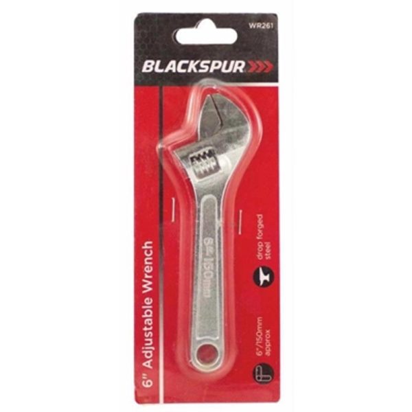 BLACKSPUR ADJUSABLE WRENCH 6IN