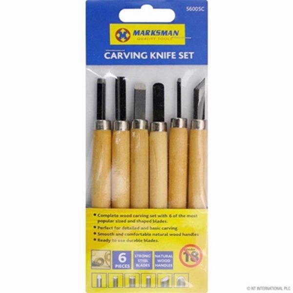 MARKSMAN WOOD CARVING SET