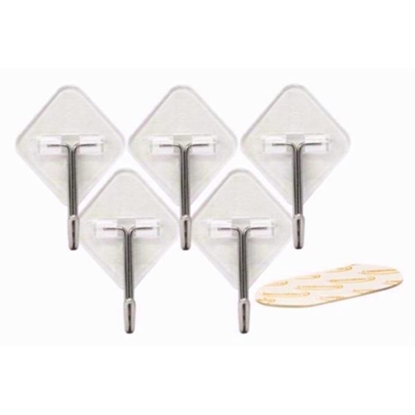 ROLSON REMOVE ADHESIVE METAL HOOKS 5PCE