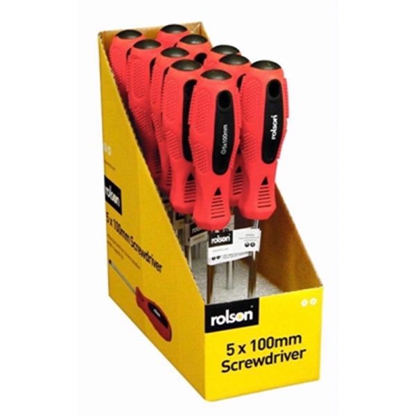 ROLSON SCREWDRIVER SLOT 5X100MM