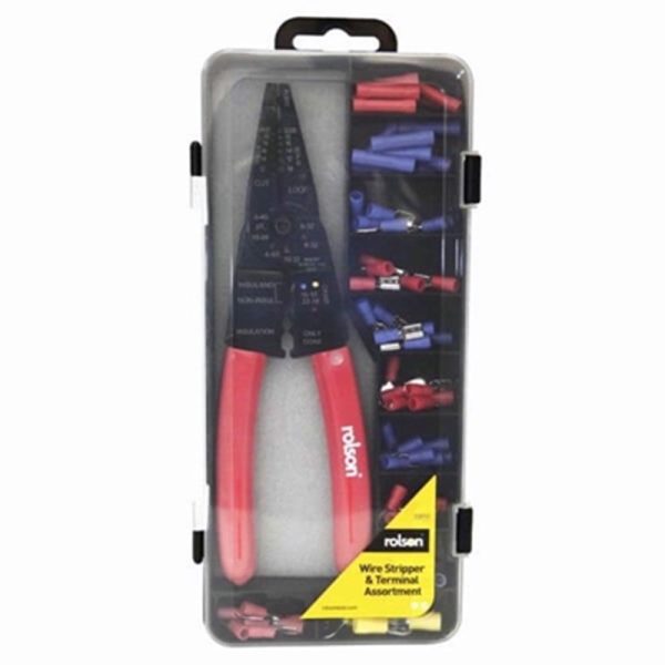 ROLSON CRIMPER KIT 84PC CONNECTORS