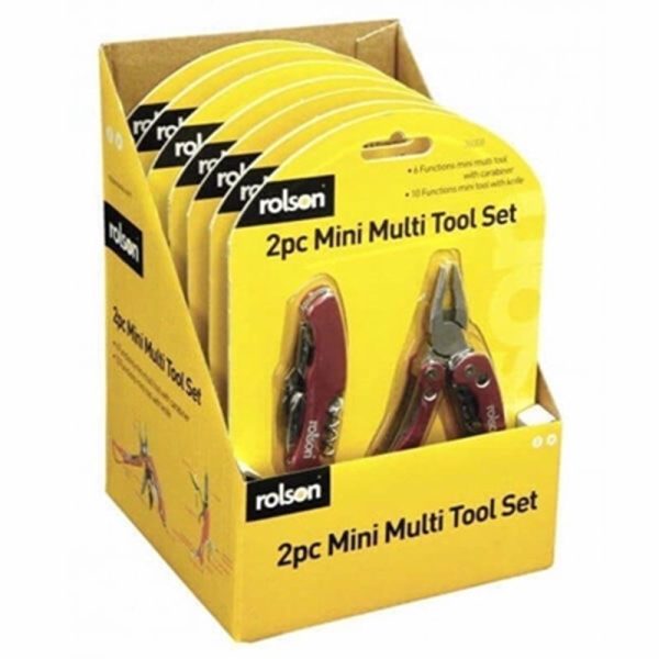 ROLSON MINI MULTI TOOL 2PC SET