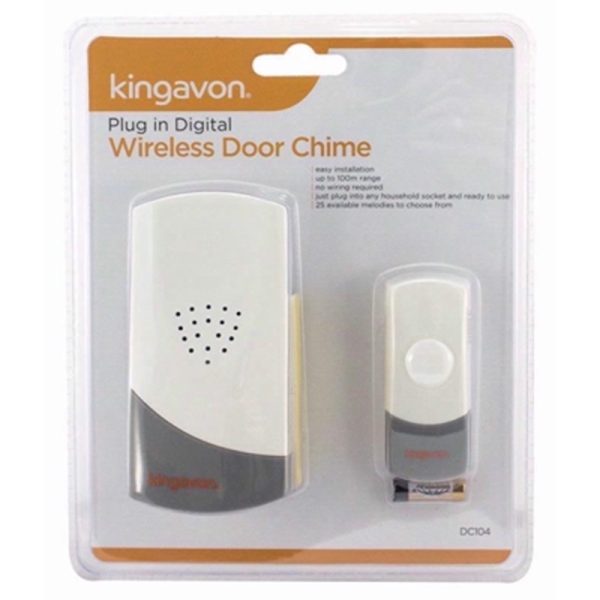 KINGAVON PLUG IN DOORBELL DC104