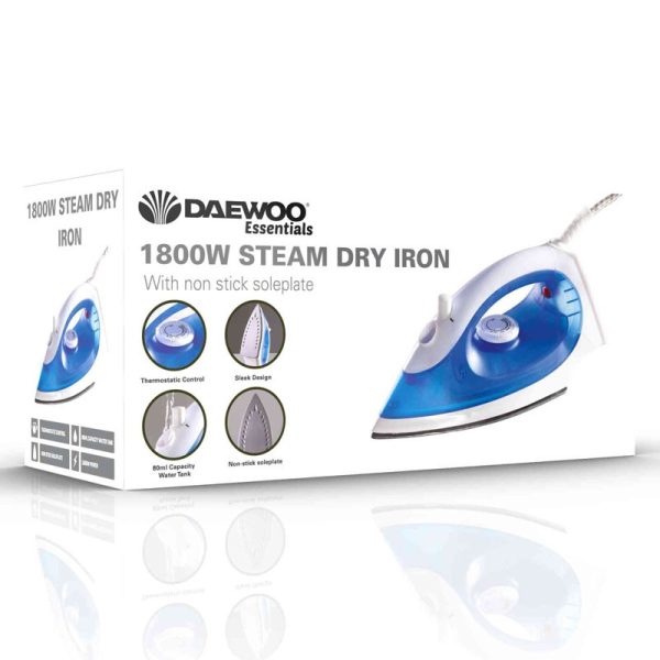 DAEWOO STEAM DRY IRON 1800W