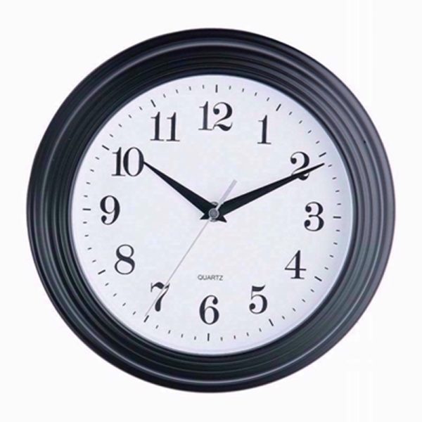 PREMIER VINTAGE WALL CLOCK BLACK