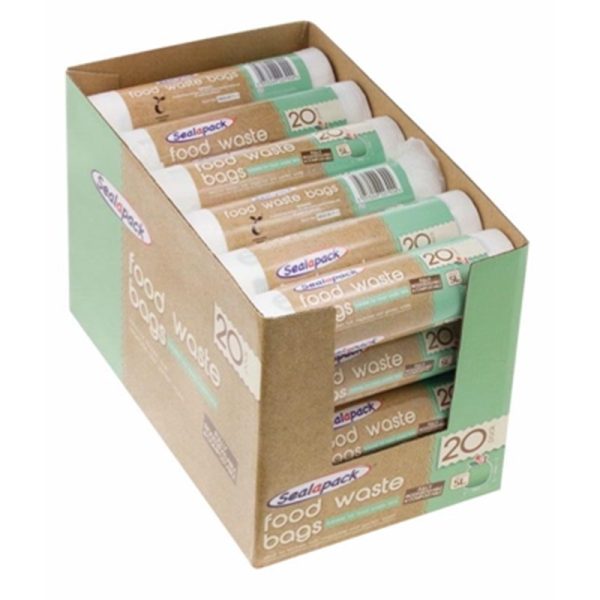 SEALAPACK ROLLS FOOD WASTE 20 BAGS