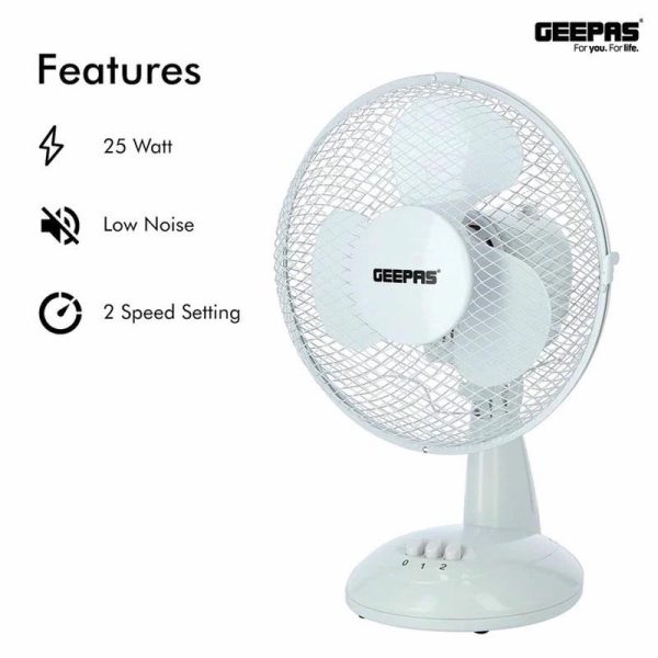 GEEPAS DESK FAN 9 INCH