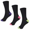 SOCK LADIES 3 TOE SOCKS PACK OF 4