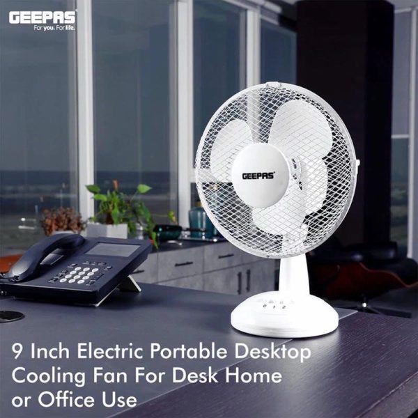 GEEPAS DESK FAN 9 INCH