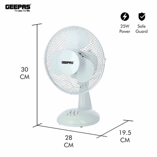 GEEPAS DESK FAN 9 INCH