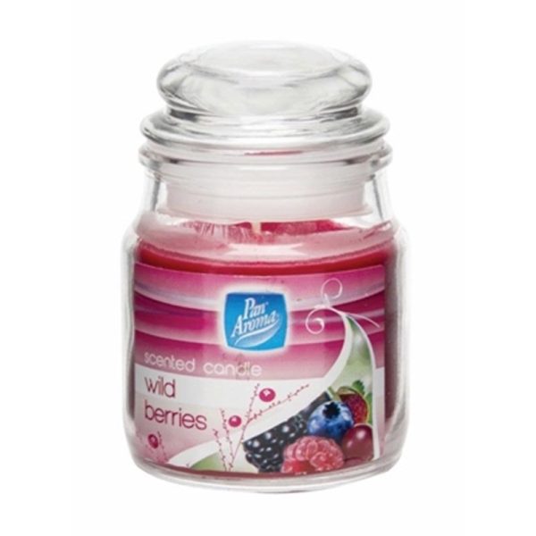 PAN AROMA CANDLE JAR LID WILD BERRIES