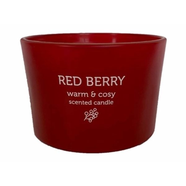 PAN AROMA JAR CANDLE 85GM RED BERRY