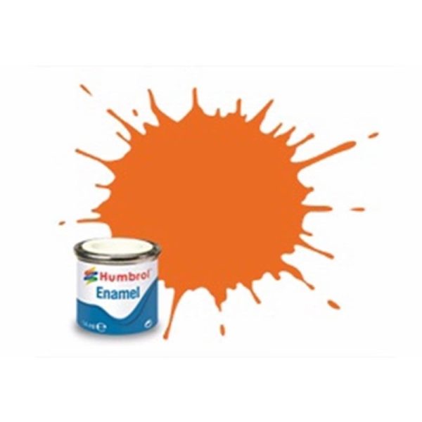 HUMBROL 18 ORANGE GLOSS 14ML