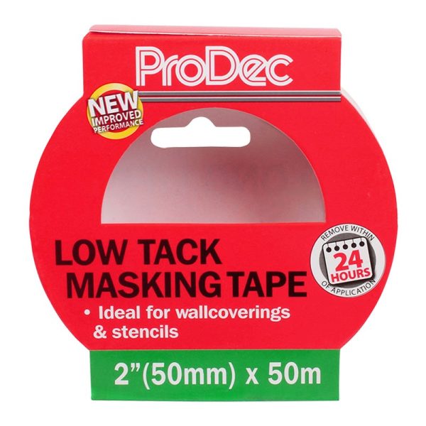 PRODEC LOW TACK MASKING TAPE 50MMX50M