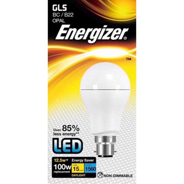 ENERGIZER LED GLS 12.5W D/L B22 BULB