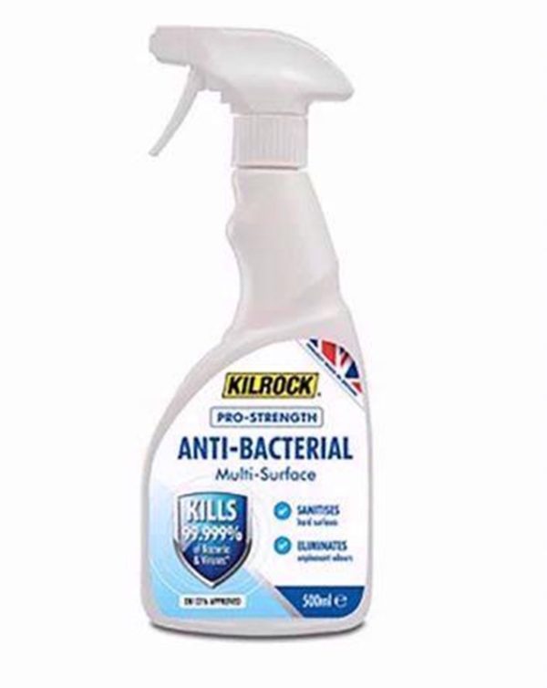 KILROCK ANTI BACTERIAL SPRAY 500ML PACK OF 6