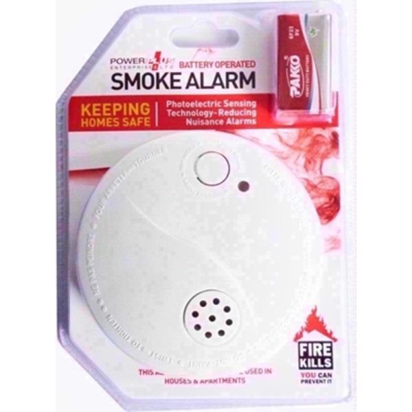 POWERPLUS SMOKE ALARM PHOTOELECTRIC