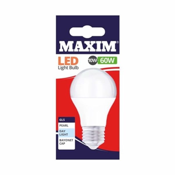 MAXIM LED GLS ES 10W D/L PACK OF 10