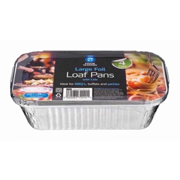 FOUR SEASONS FOIL LOAF TIN 4 PC COINT/LID