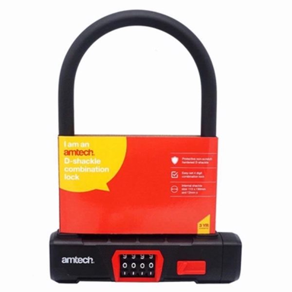 AMTECH D SHACKLE COMBINATION LOCK