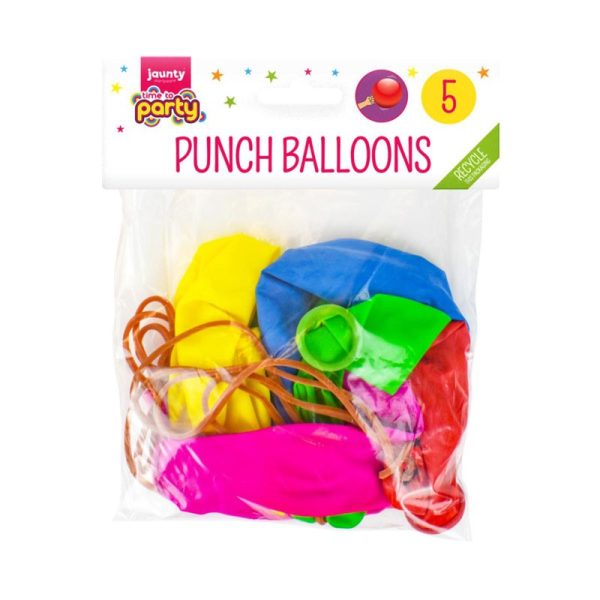 TIME TO PARTY BALLOONS BIRTHDAY PUNCH