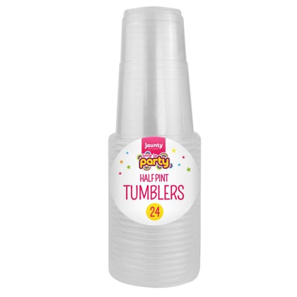 TIME TO PARTY TUMBLERS HALF PINT