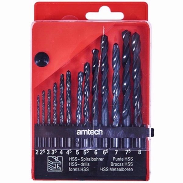 AMTECH DRILL HIGH SPEED 13PC SET