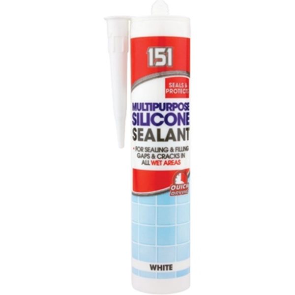 151 MULTI PURPOSE WHITE SILICONE SEALANT