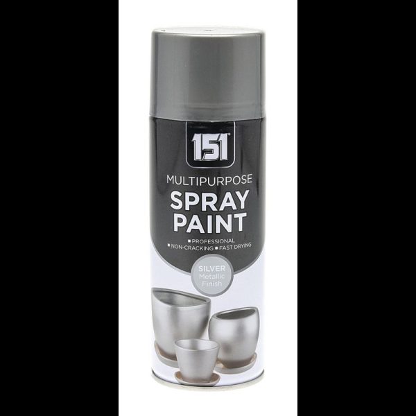 151 PAINT SPRAY 400ML METALLIC SILVER