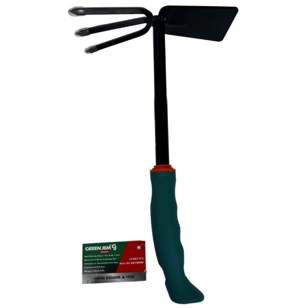 HAND DIGGER & HOE 33.5CM X 19CM