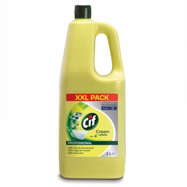 CIF PROFESSIONAL CREAM LEMON 2LTR PACK OF 6