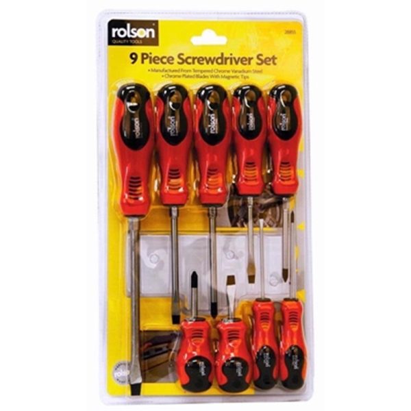 ROLSON SCREW DRIVER SET 9PCE