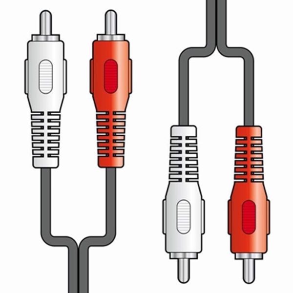 AVSL 2RCA-2RCA PLUGS 1.2M