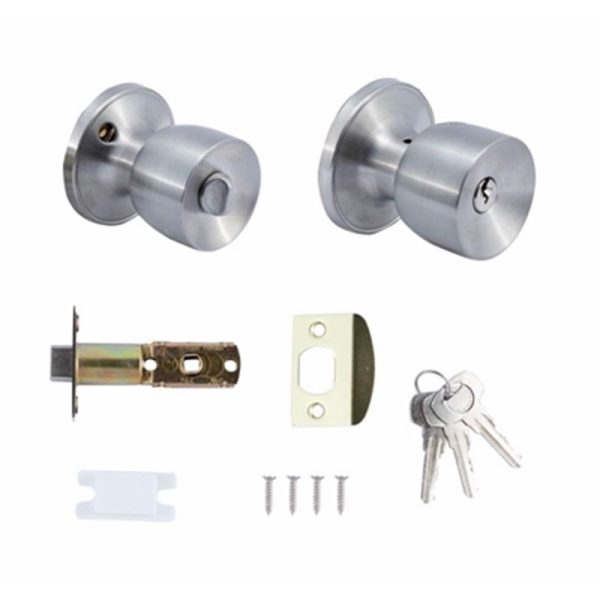 YALE ENTRANCE KNOB SET NICKLE