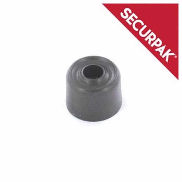 SECURPAK SPRING DOOR STOP BLACK 32MM