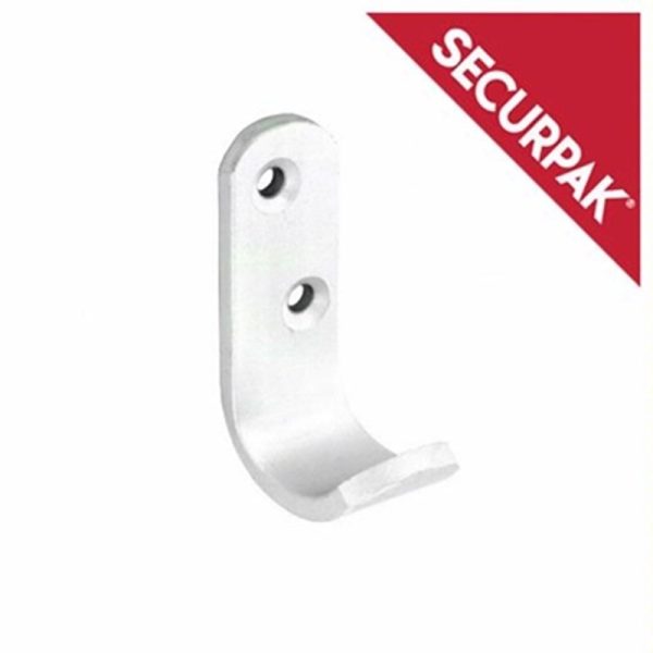 SECURPAK COAT HOOK ALUMINIUM 50MM