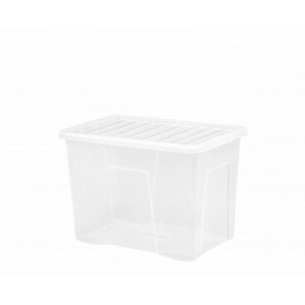 WHAM CRYSTAL 80LTR CLEAR BOX & LID