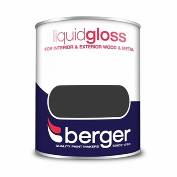 BERGER LIQUID GLOSS 750ML BLACK