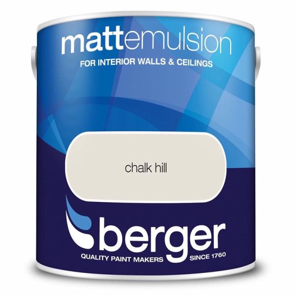 BERGER MATT EMULSION CHALK HILL 2.5L