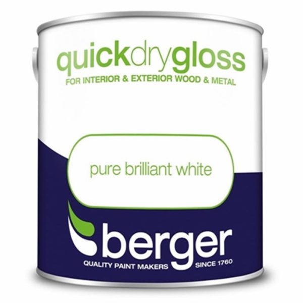 BERGER QUICK DRY GLOSS 2.5LITRE