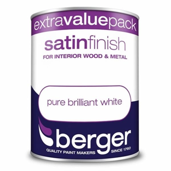 BERGER SATIN WHITE 1.25 LITRE(SPECIAL)