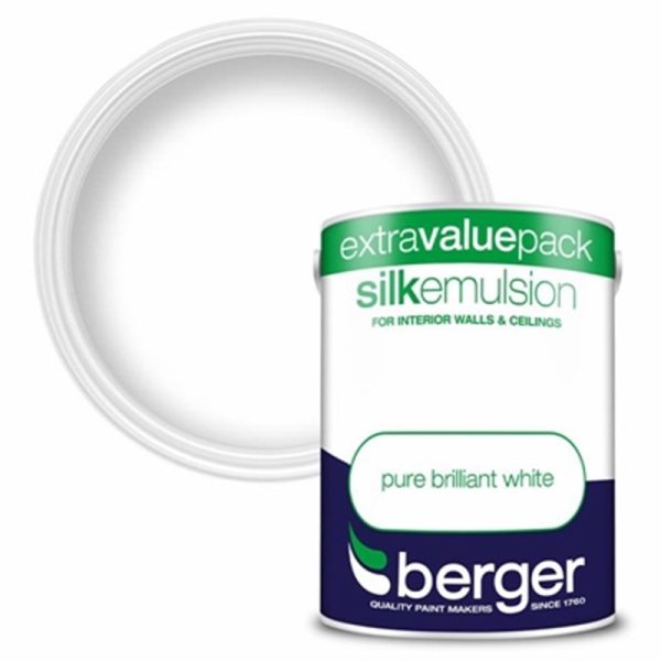 BERGER SILK EMULSION 3LTR WHITE