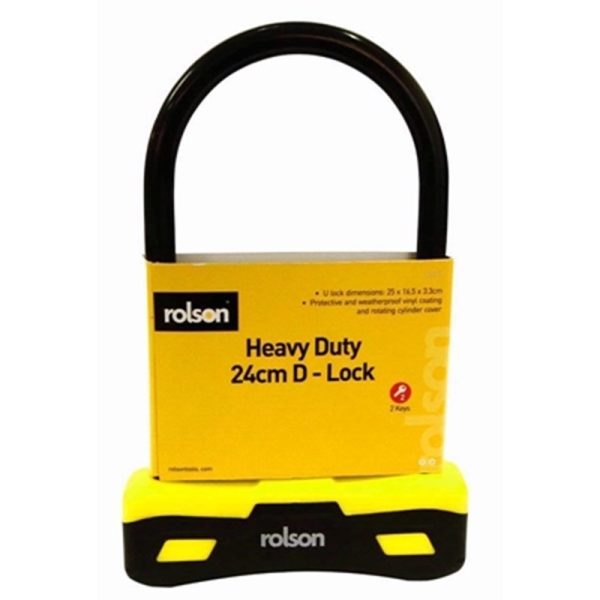 ROLSON U TYPE BICYCLE LOCK 250 X 165MM