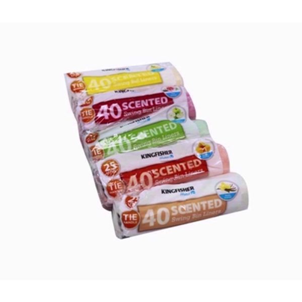 KINGFISHER BIN SCENTED PEDAL40 BAG PACK OF 5