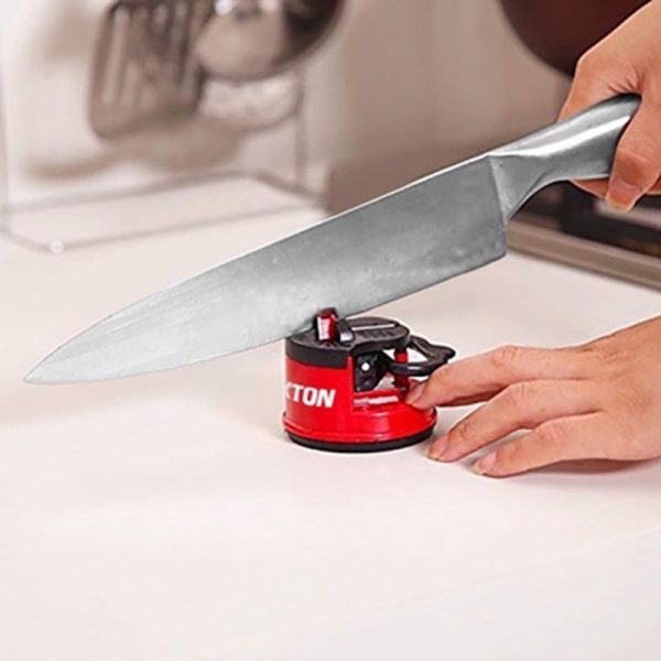 DEKTON KNIFE SHARPNER WITH SUCTION CUP BASE