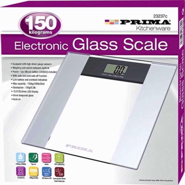 PRIMA BATHROOM SCALE DIGITAL 23237