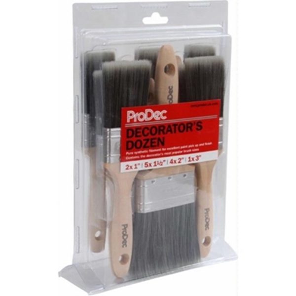 PRODEC DECORATORS BRUSH 12PC SET